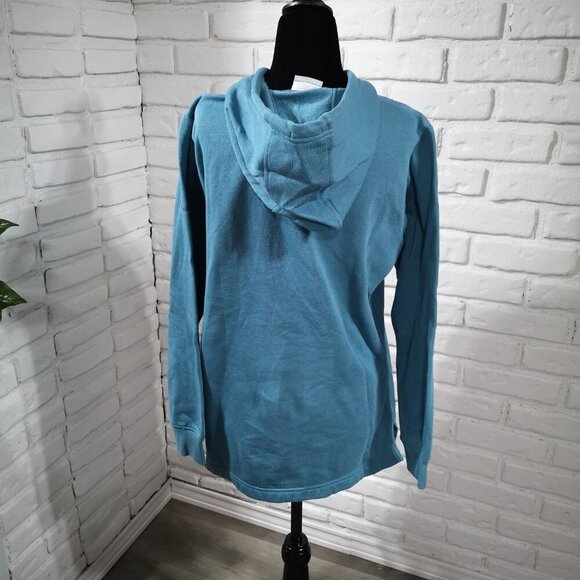 Columbia Ladies Size Large Teal Straight Fit Fleece Lined Hoodie - Picture 2 of 13